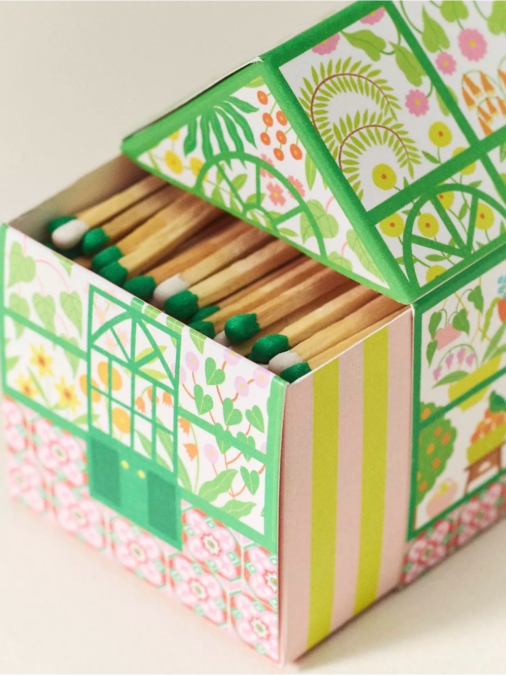 Anthropologie Greenhouse House Matches by Archivist Great Stocking Stuffer New - Picture 6 of 16